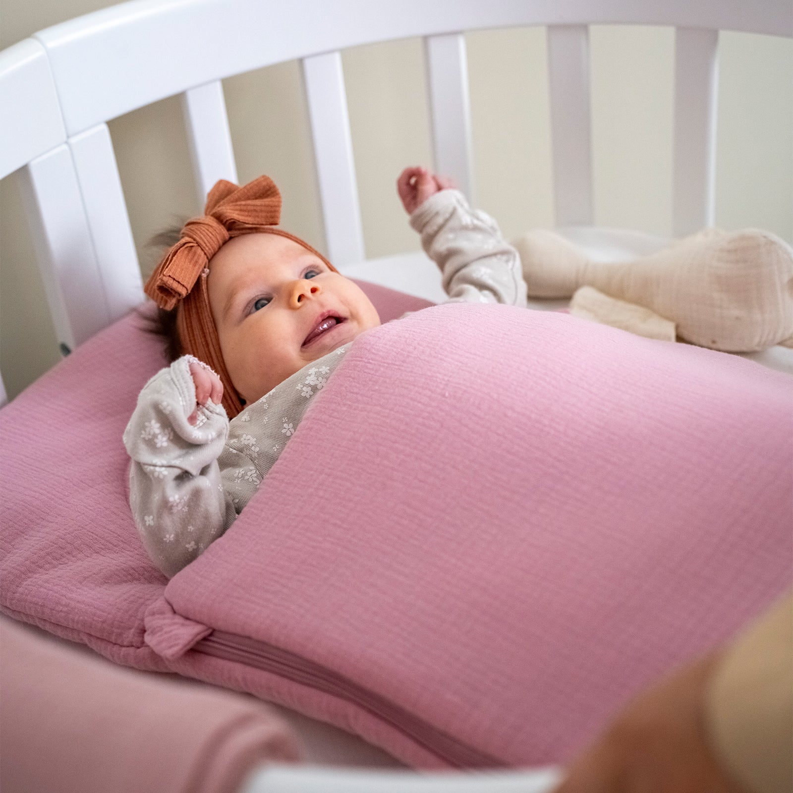 Babyschlafsack Sleepy Musselin – Atmungsaktiver Ganzjahresschlafsack - Babyschlafsack