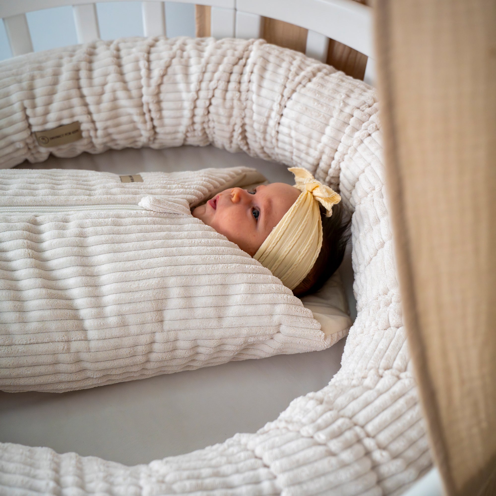 Pucksack Cord mitwachsend - Wärmender Ganzjahres Babyschlafsack - Pucksack