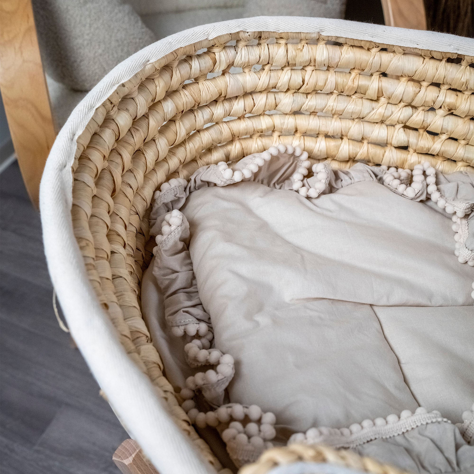 Babyhörnchen Boho für Babys – Puckdecke & Einschlagsdecke - Beige / 2.5 TOG - Einschlagdecke