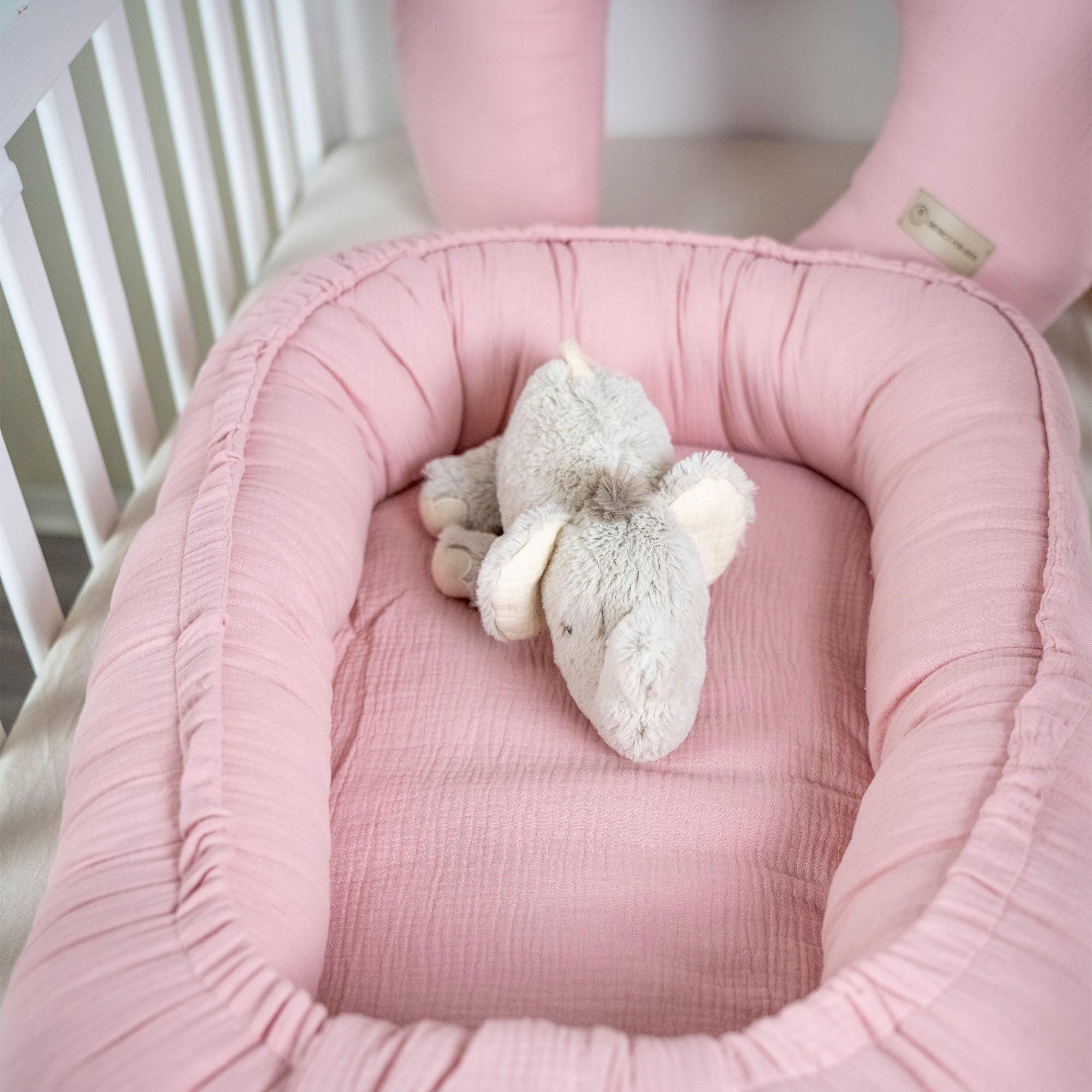 Babynestchen Musselin – Weicher mitwachsender Baby Kokon - Babynestchen