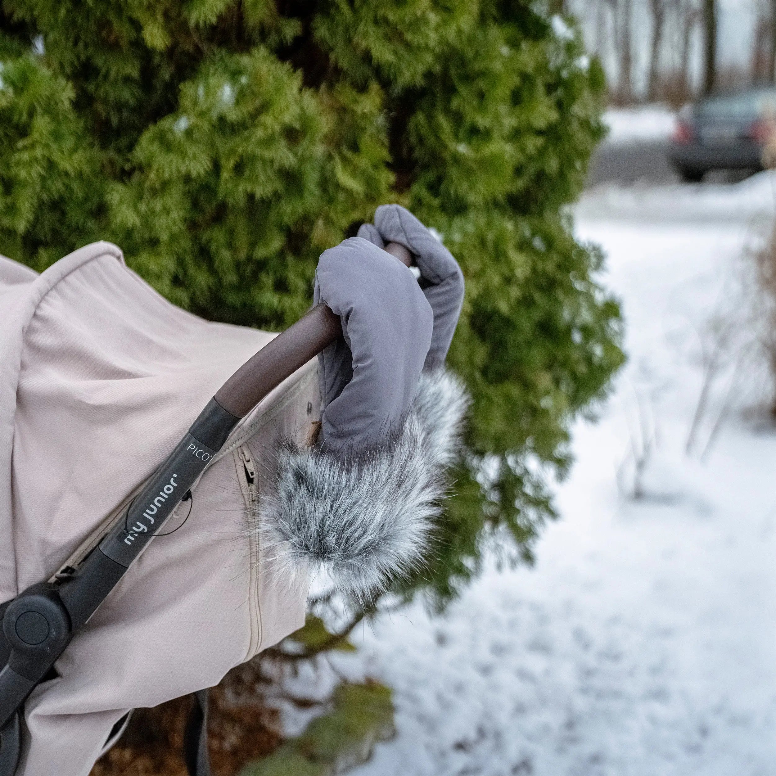 Handschuhe mit Fell für Kinderwagen – Handwärmer District for Kids