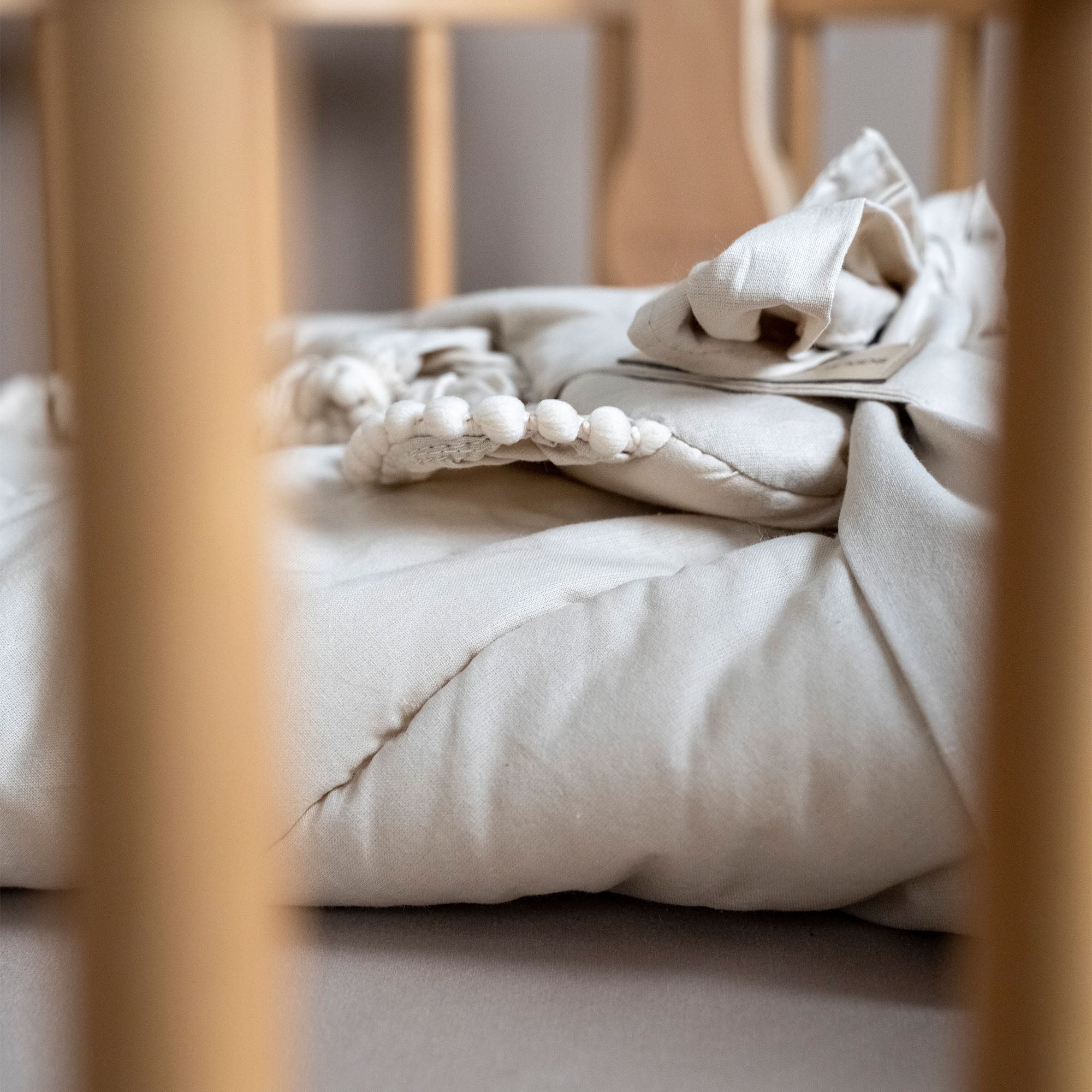 Babyhörnchen Boho für Babys – Puckdecke & Einschlagsdecke - Beige / 2.5 TOG - Einschlagdecke