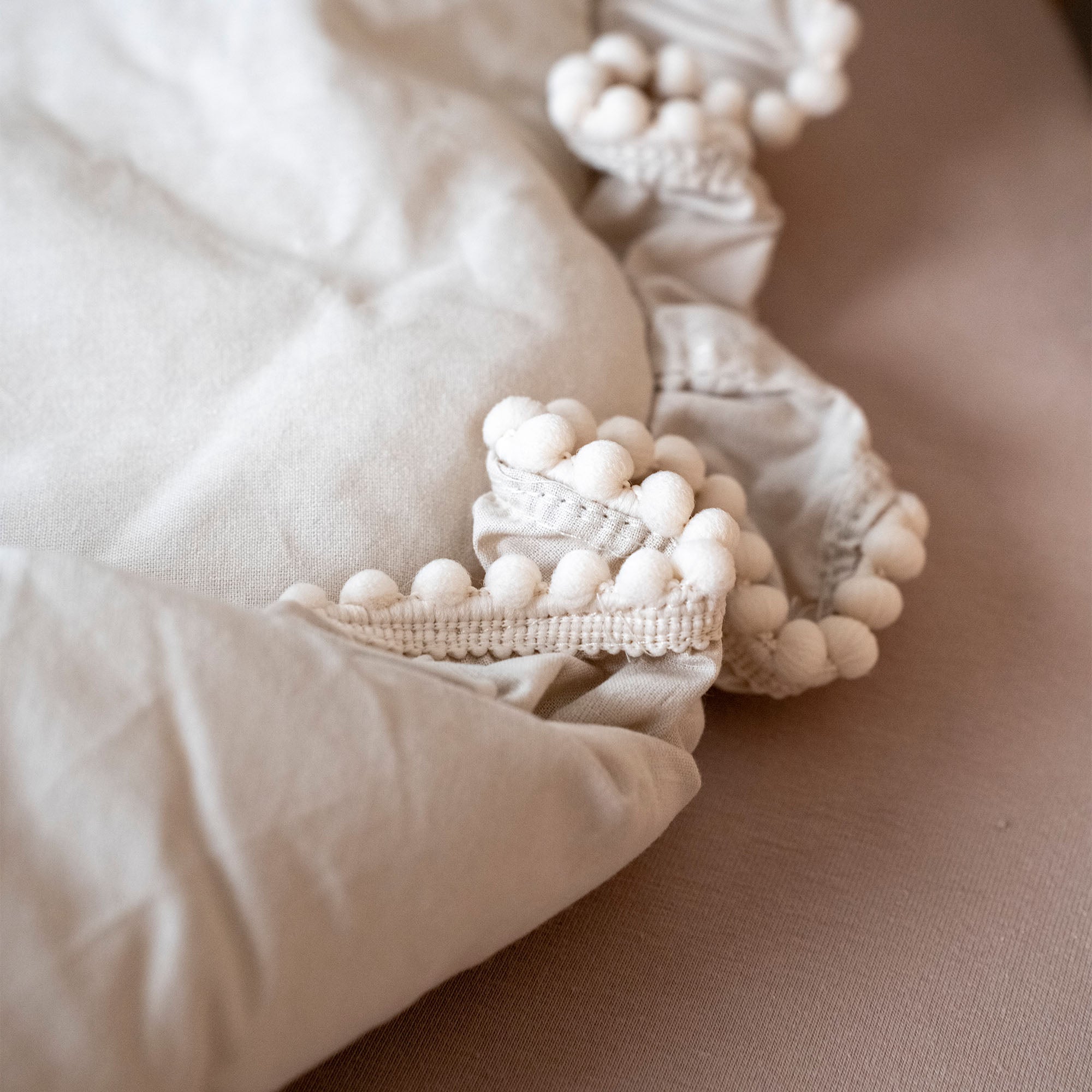 Babyhörnchen Boho für Babys – Puckdecke & Einschlagsdecke - Beige / 2.5 TOG - Einschlagdecke