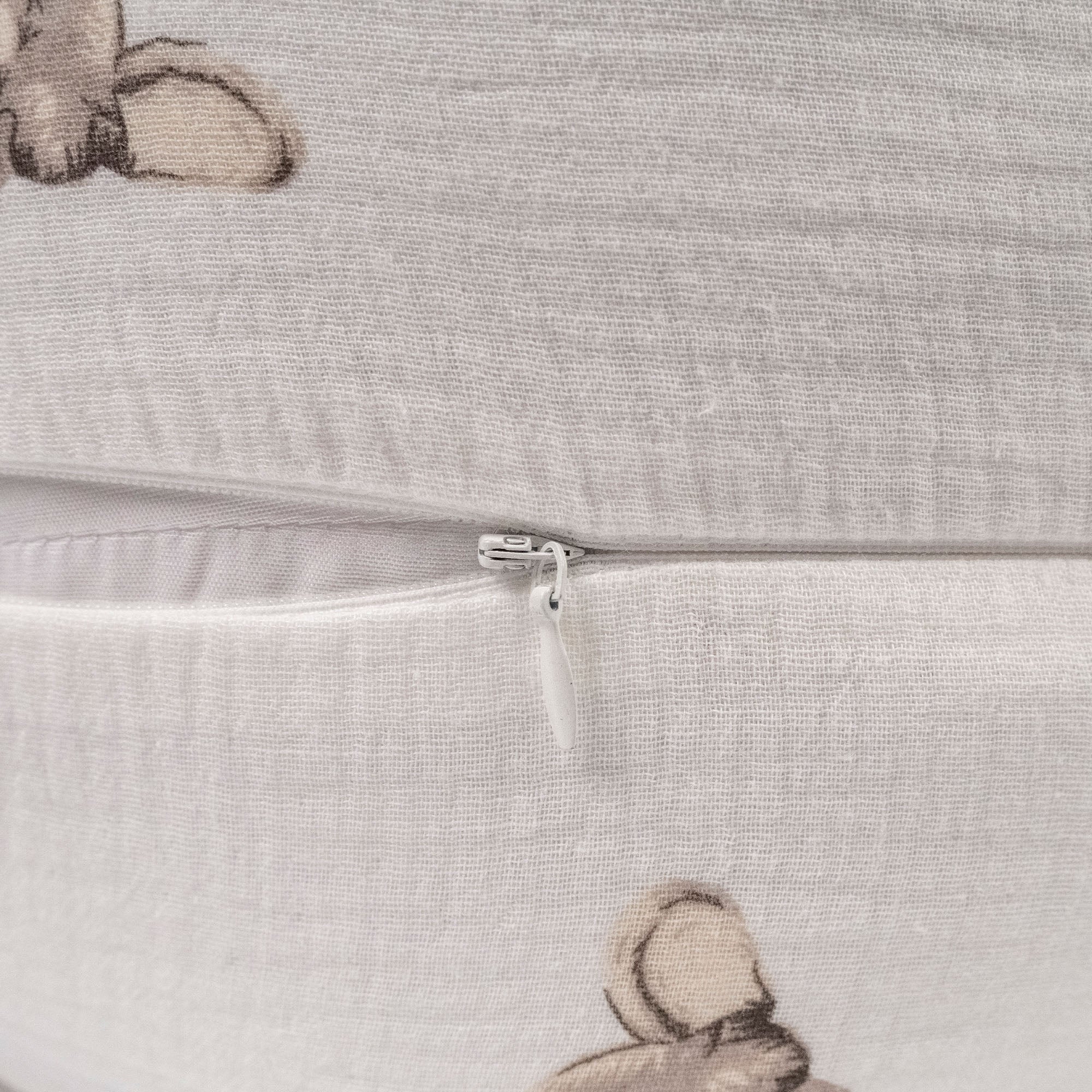 Stillkissen & Schwangerschaftskissen Musselin XXL | Teddybär - Stillkissen