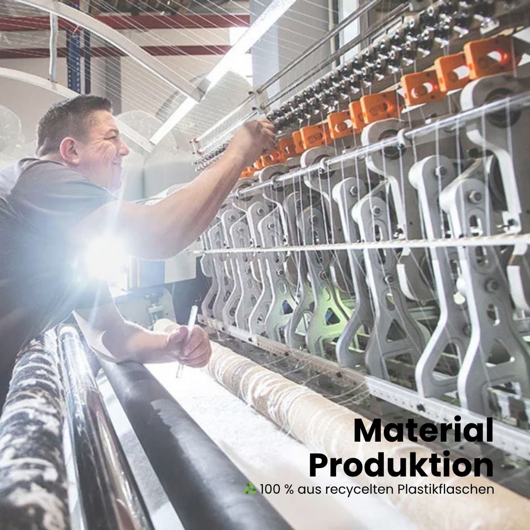 Winterfußsack Teddystoff Bouclé – für Kinderwagen & Autoschale - Winterfußsack