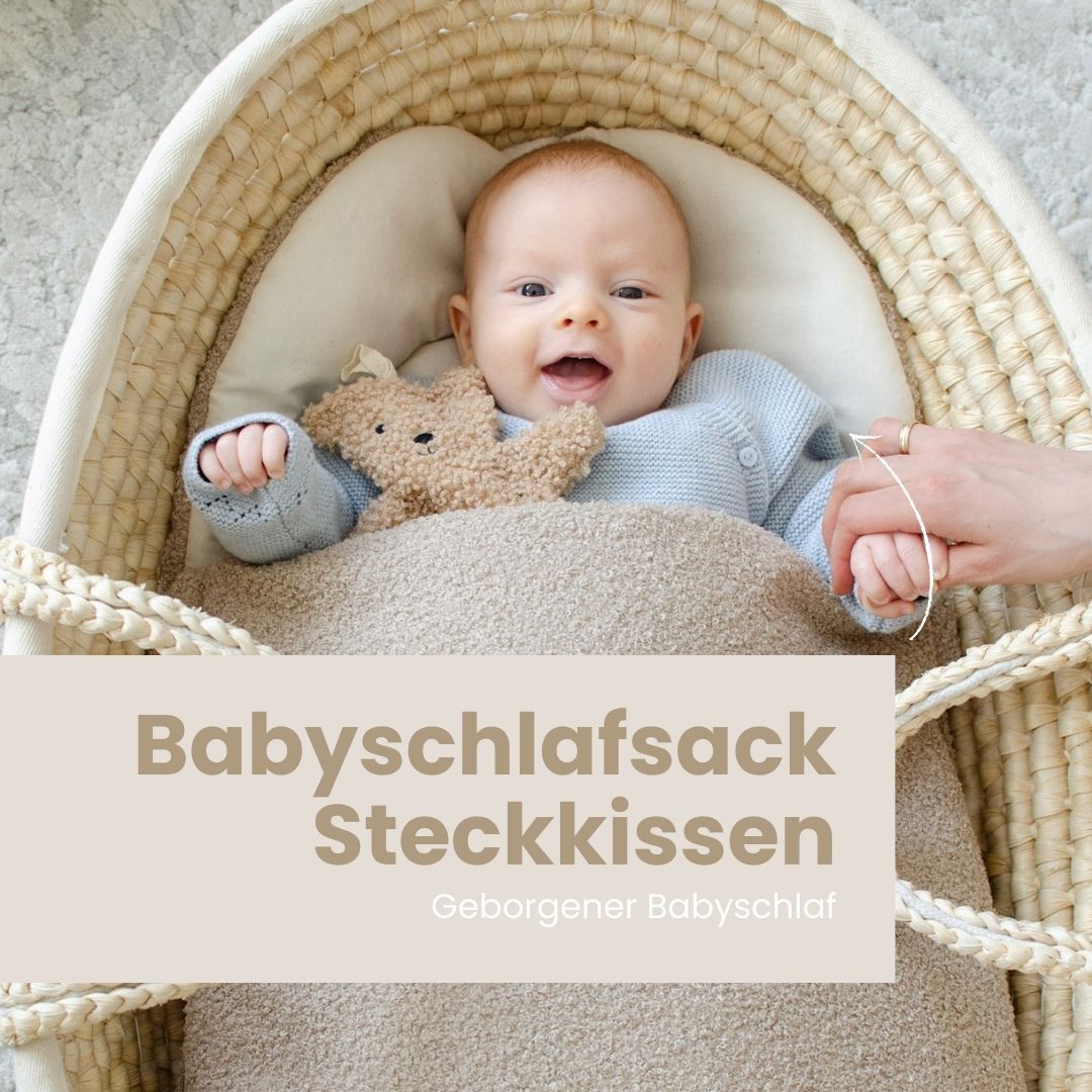 Babyschlafsack Sleepy Teddystoff Boucle - kuscheliger Ganzjahresschlafsack - Babyschlafsack