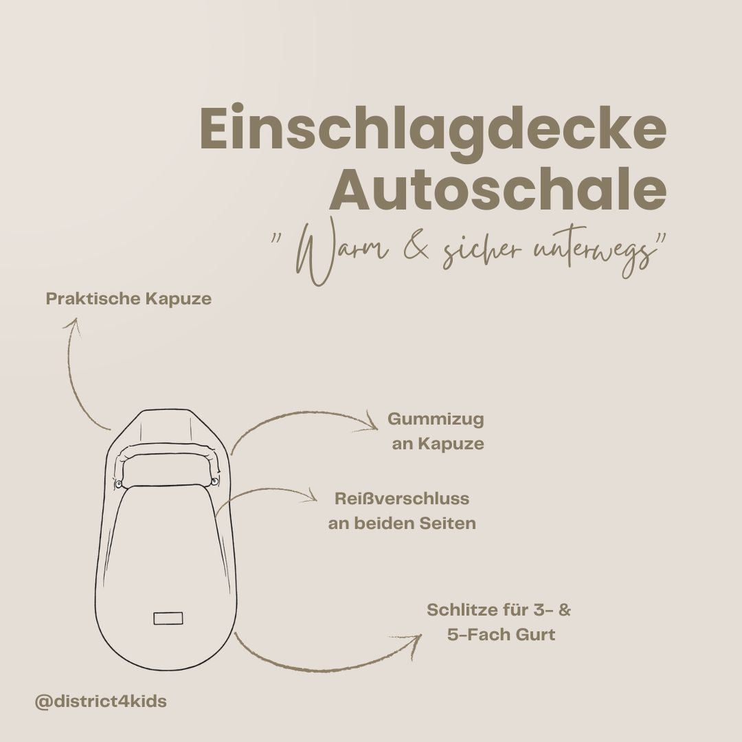 Winterfußsack Cord – warm & stylisch für Kinderwagen & Autoschale - Winterfußsack