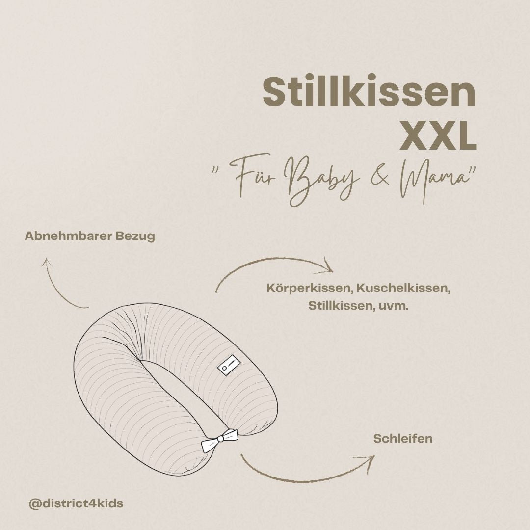 Stillkissen & Schwangerschaftskissen Bouclé Teddy XXL – ergonomisch weich & vielseitig - Stillkissen