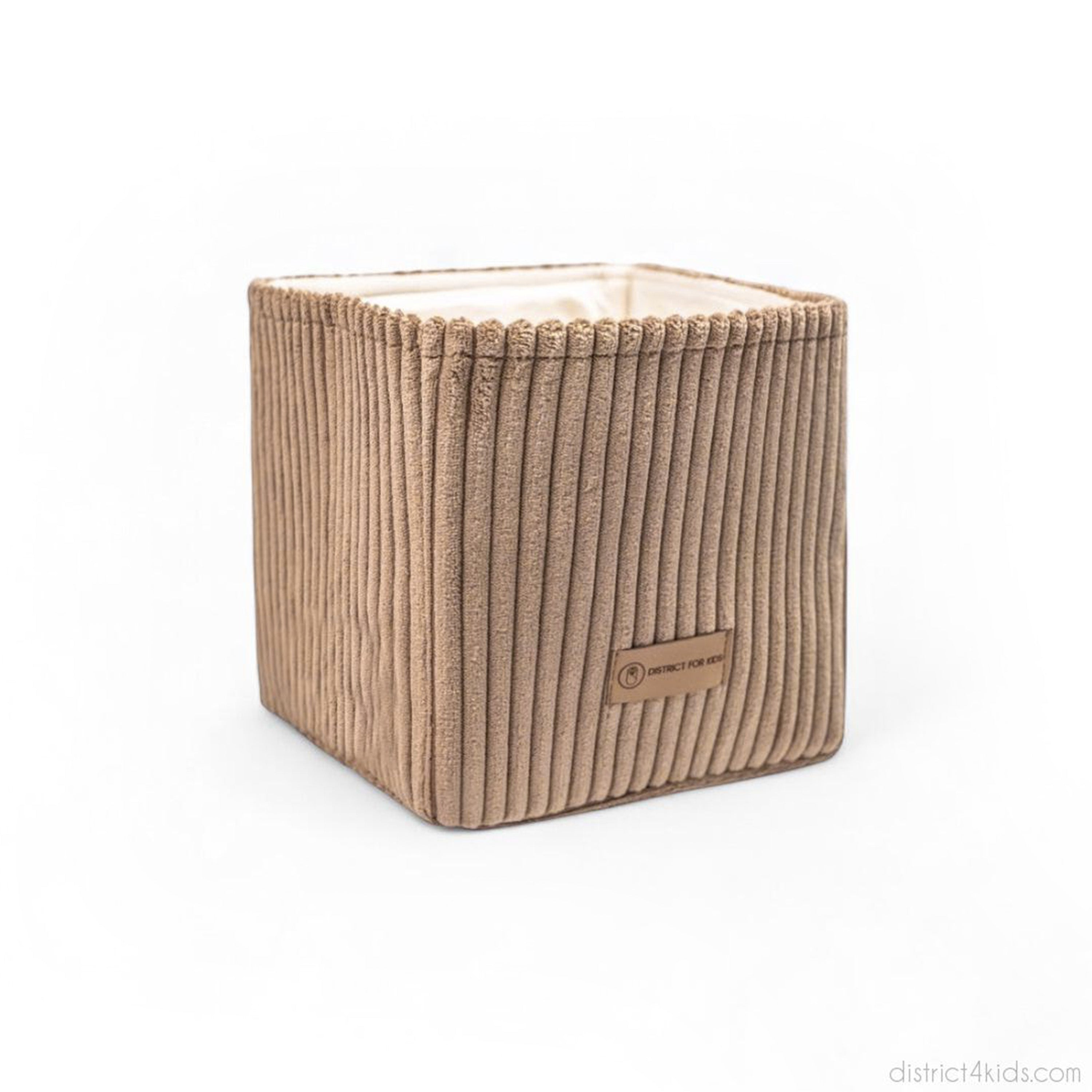 Wickeltisch-Korb Cord – praktisches Utensilo für Wickeltisch & Babyzimmer Braun Korb