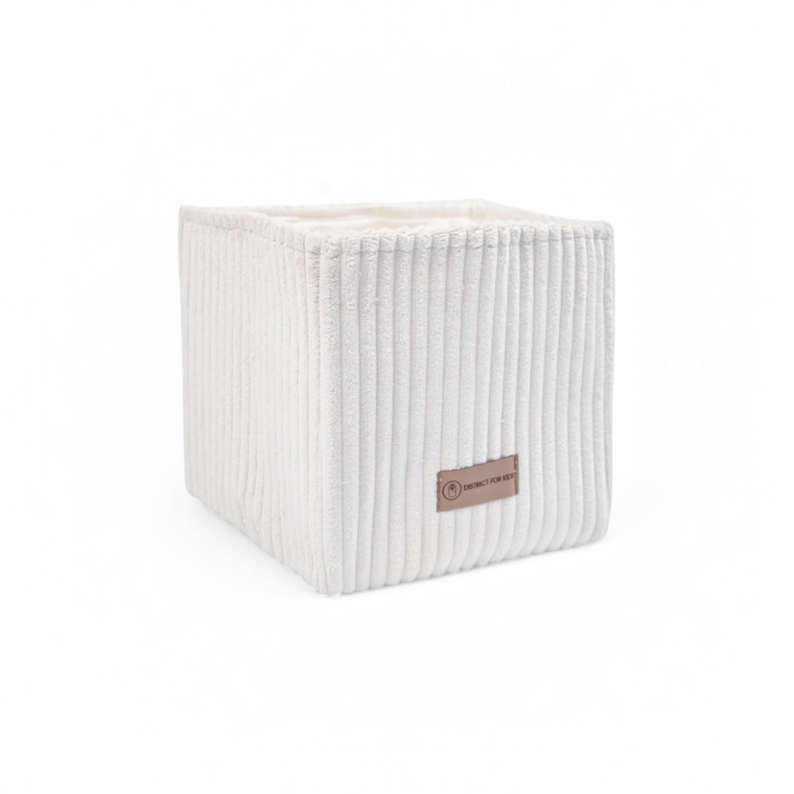 Wickeltisch-Korb aus Cord – Untensillo-Korb-District for Kids-Creme-District for Kids