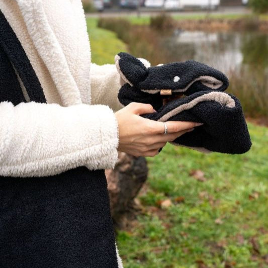 Handschuhe Boucle Teddystoff Kinderwagen - Handwärmer Handschuhe