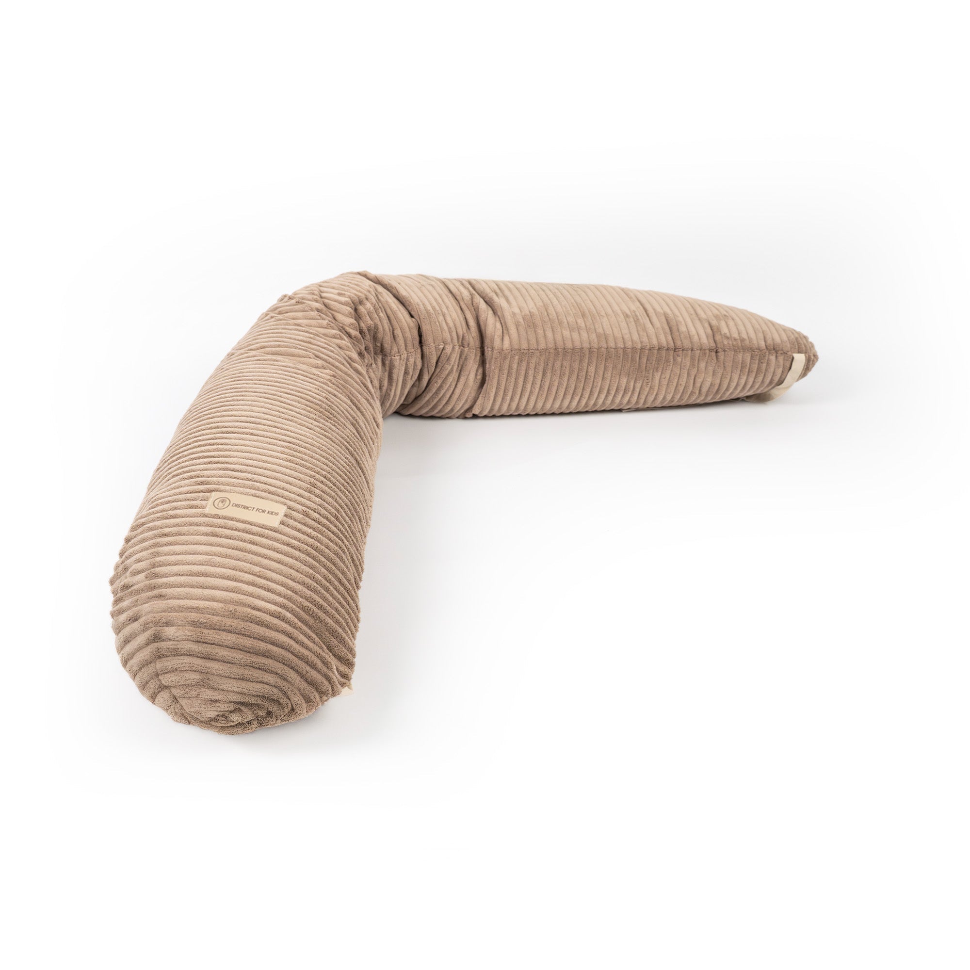 Stillkissen & Schwangerschaftskissen Cord XXL – ergonomisch & stilvoll - Braun - Stillkissen