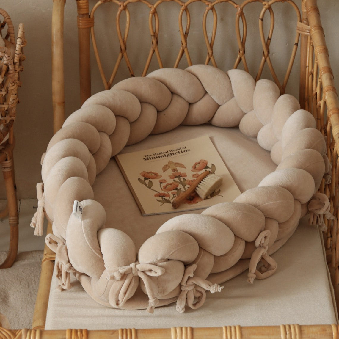 Babynestchen 2-in-1 – Kuscheliger Baby-Kokon & Bettumrandung - Babynestchen