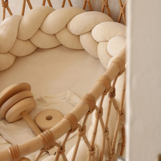 Babynestchen 2-in-1 – Kuscheliger Baby-Kokon & Bettumrandung - Babynestchen