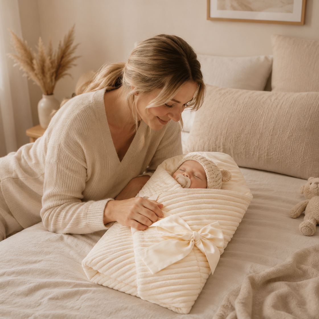 babyhörnchen cord district for kids creme baby und mama
