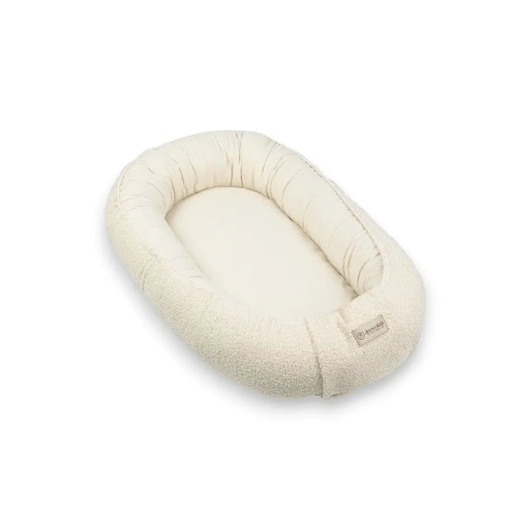 Babynest für Puppen & Kuscheltiere - Teddystoff Boucle District for Kids