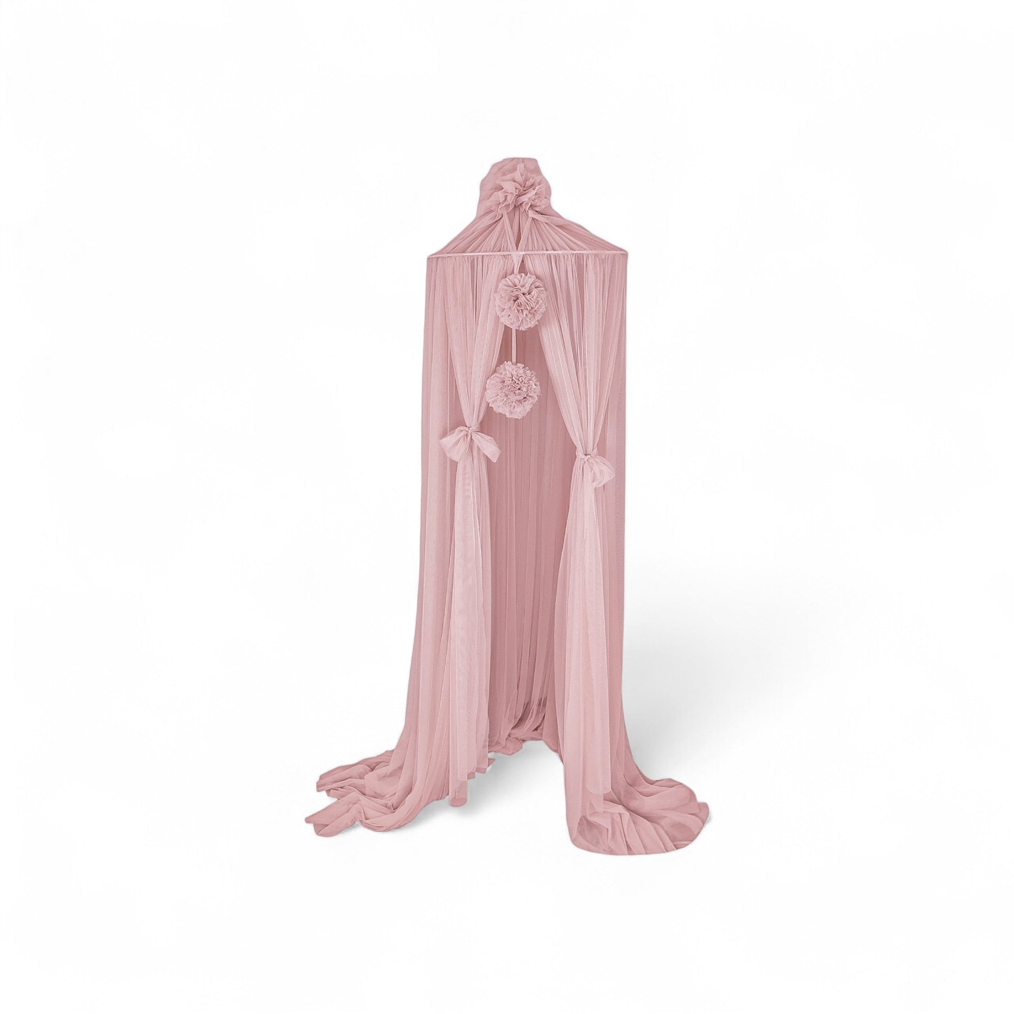 Baldachin aus Tüll – Traumhafte Deko für Baby- & Kinderzimmer - Rosa - Baldachine & Betthimmel