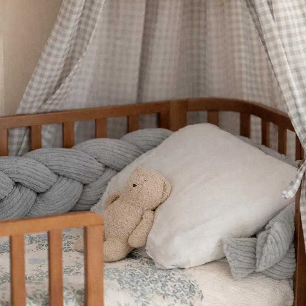 Bettschlange Baby geflochten Cord – Bettzopf & Bettumrandung fürs Babybett District for Kids