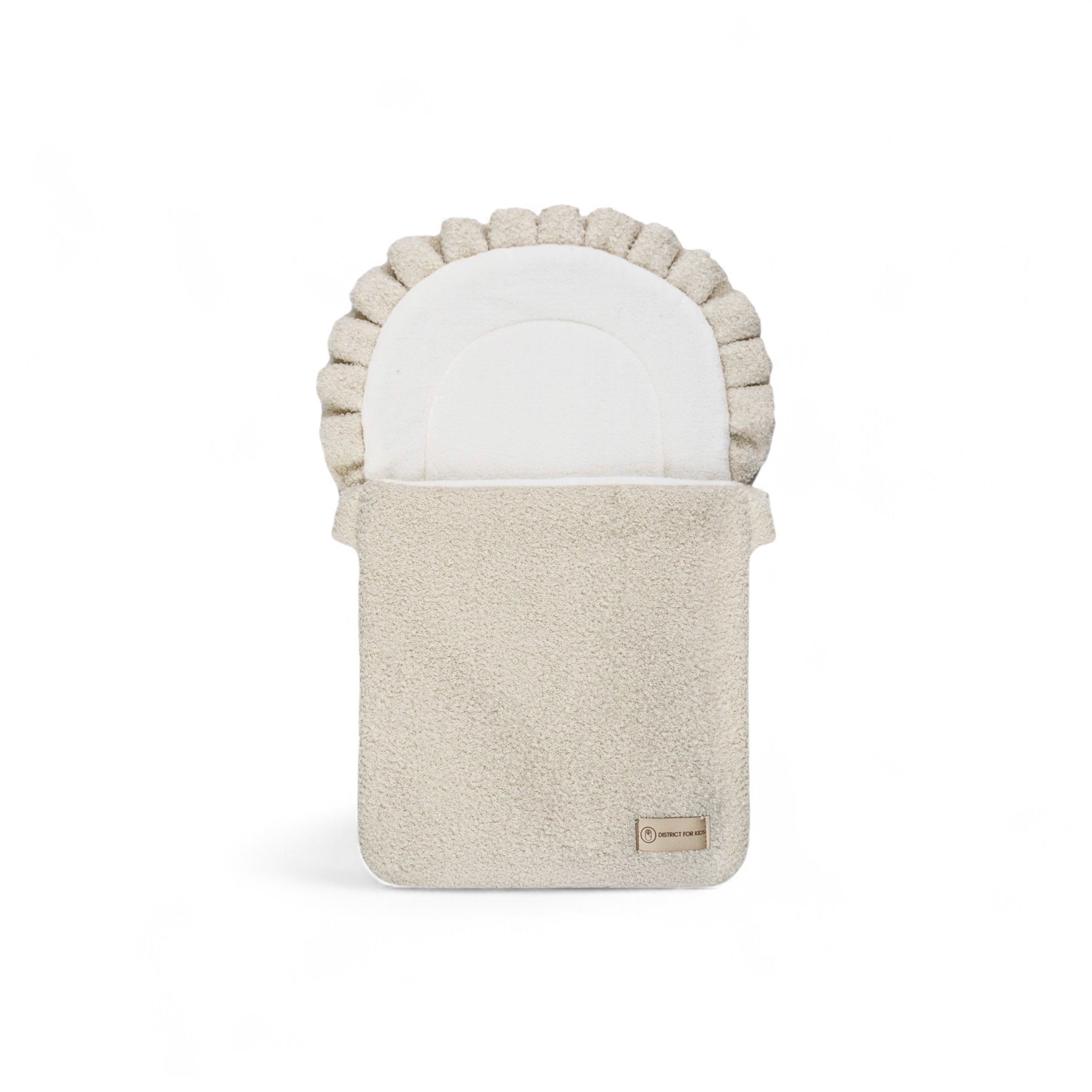 Babyschlafsack für Puppen & Kuscheltiere - Teddystoff Boucle