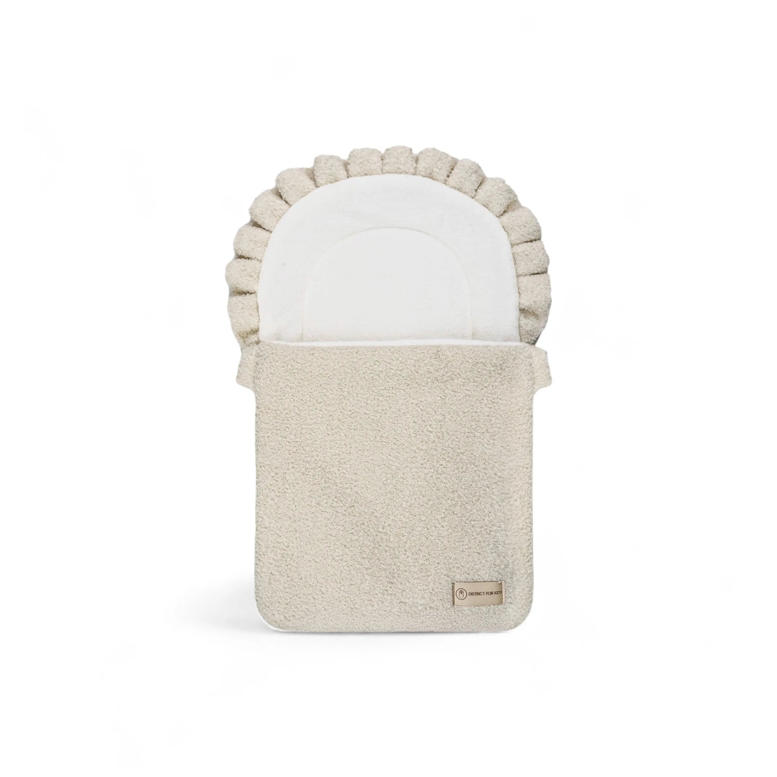 Babyschlafsack für Puppen & Kuscheltiere - Teddystoff Boucle District for Kids