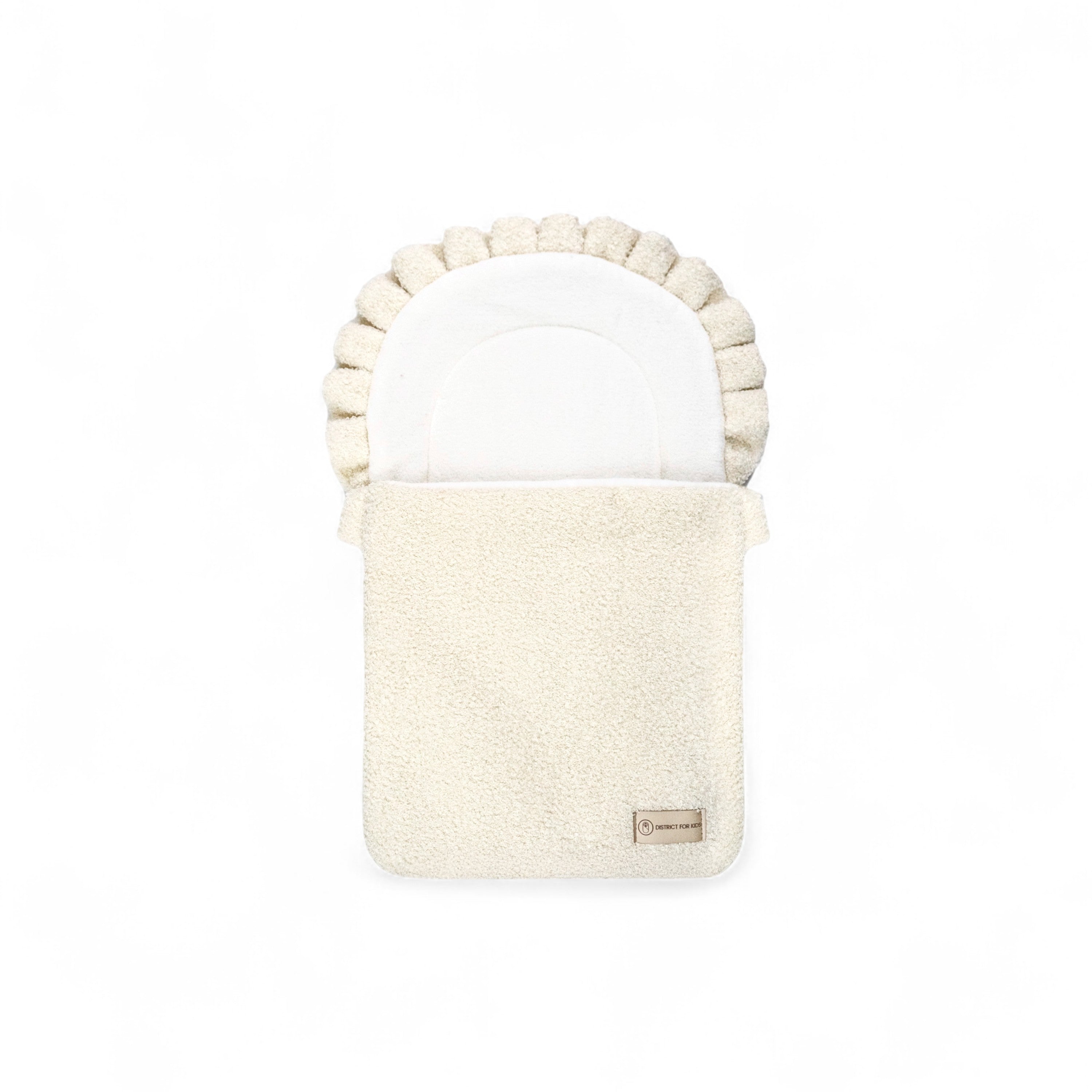 Babyschlafsack für Puppen & Kuscheltiere - Teddystoff Boucle