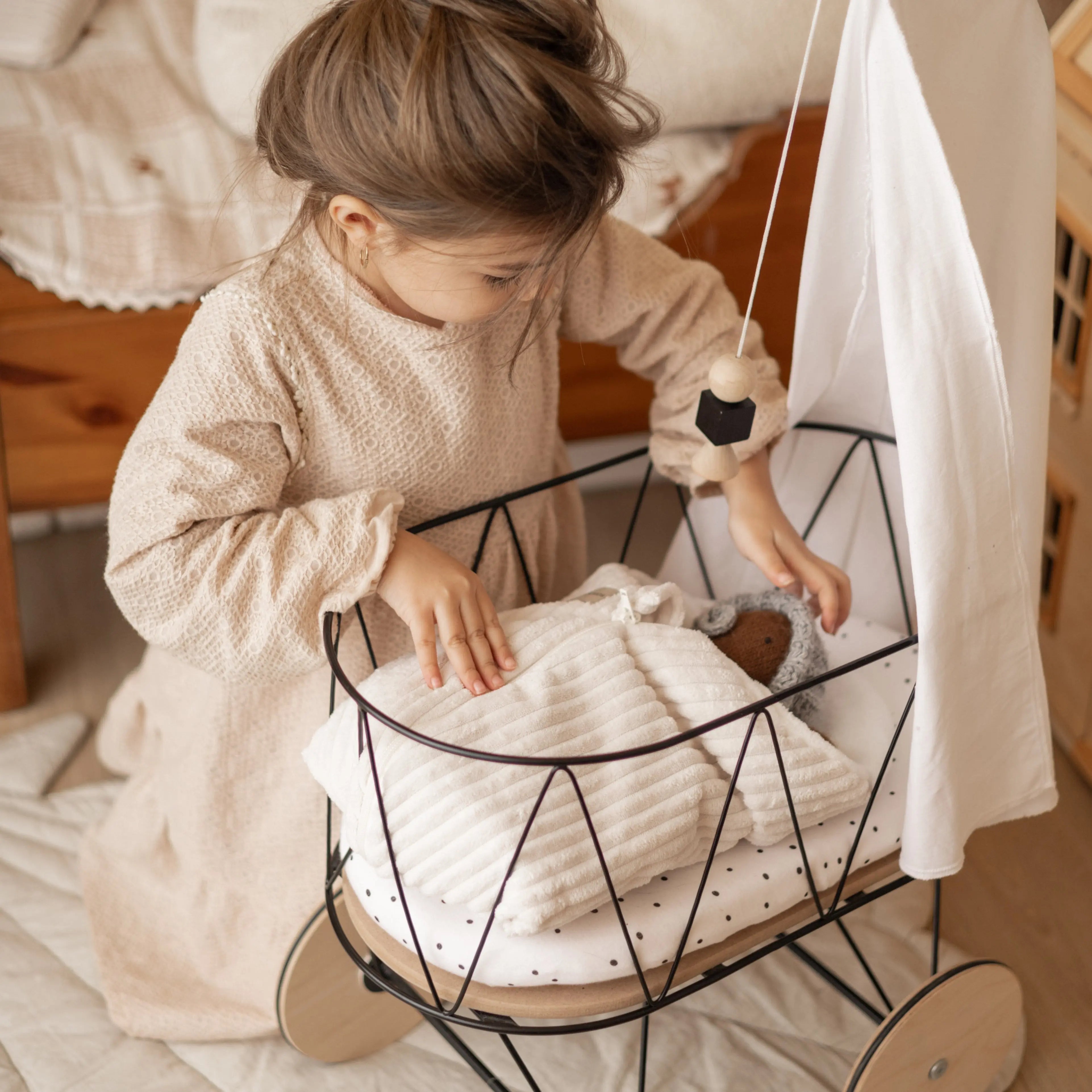 Pucksack für Puppen & Kuscheltiere - Cord District for Kids
