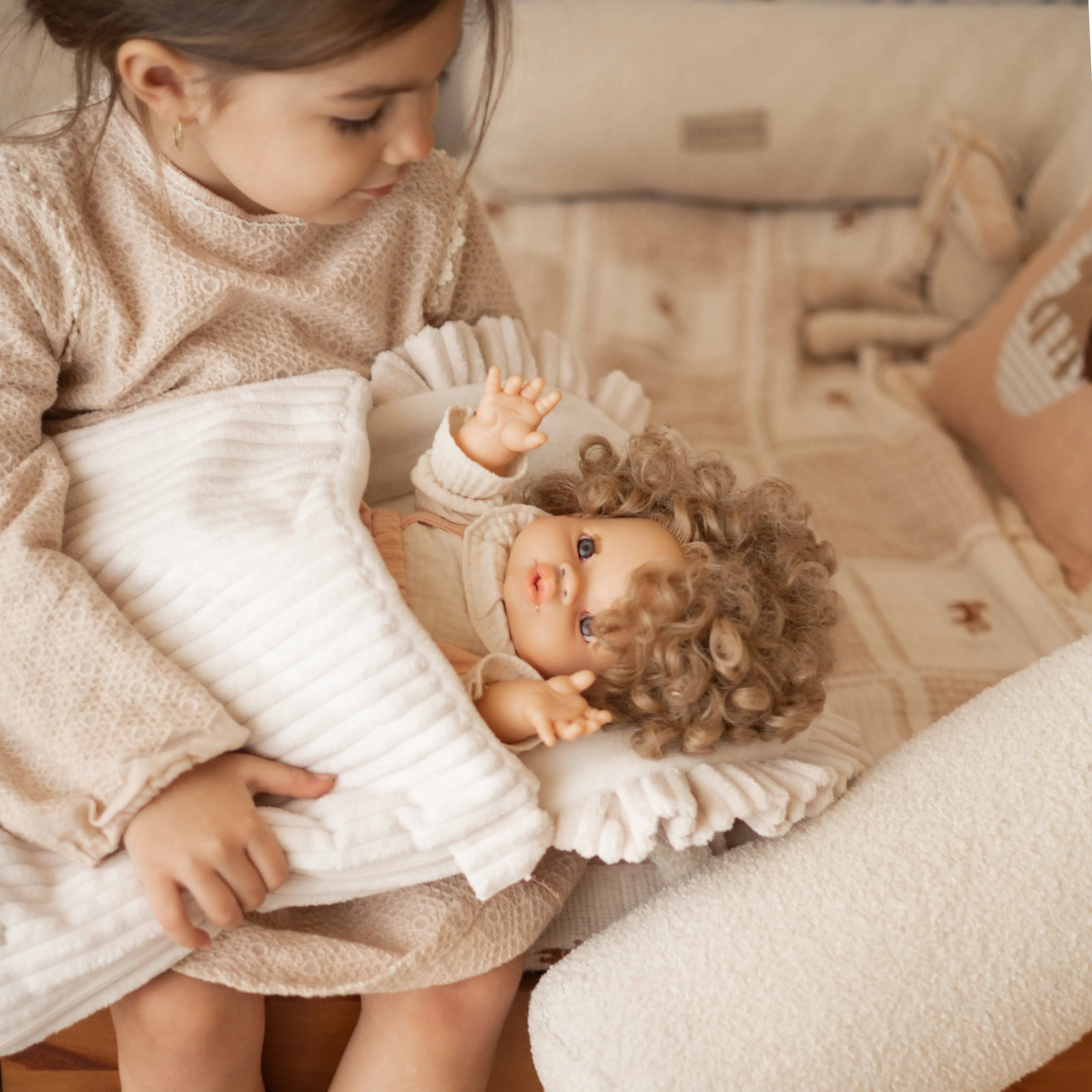 Babyschlafsack für Puppen & Kuscheltiere - Cord District for Kids