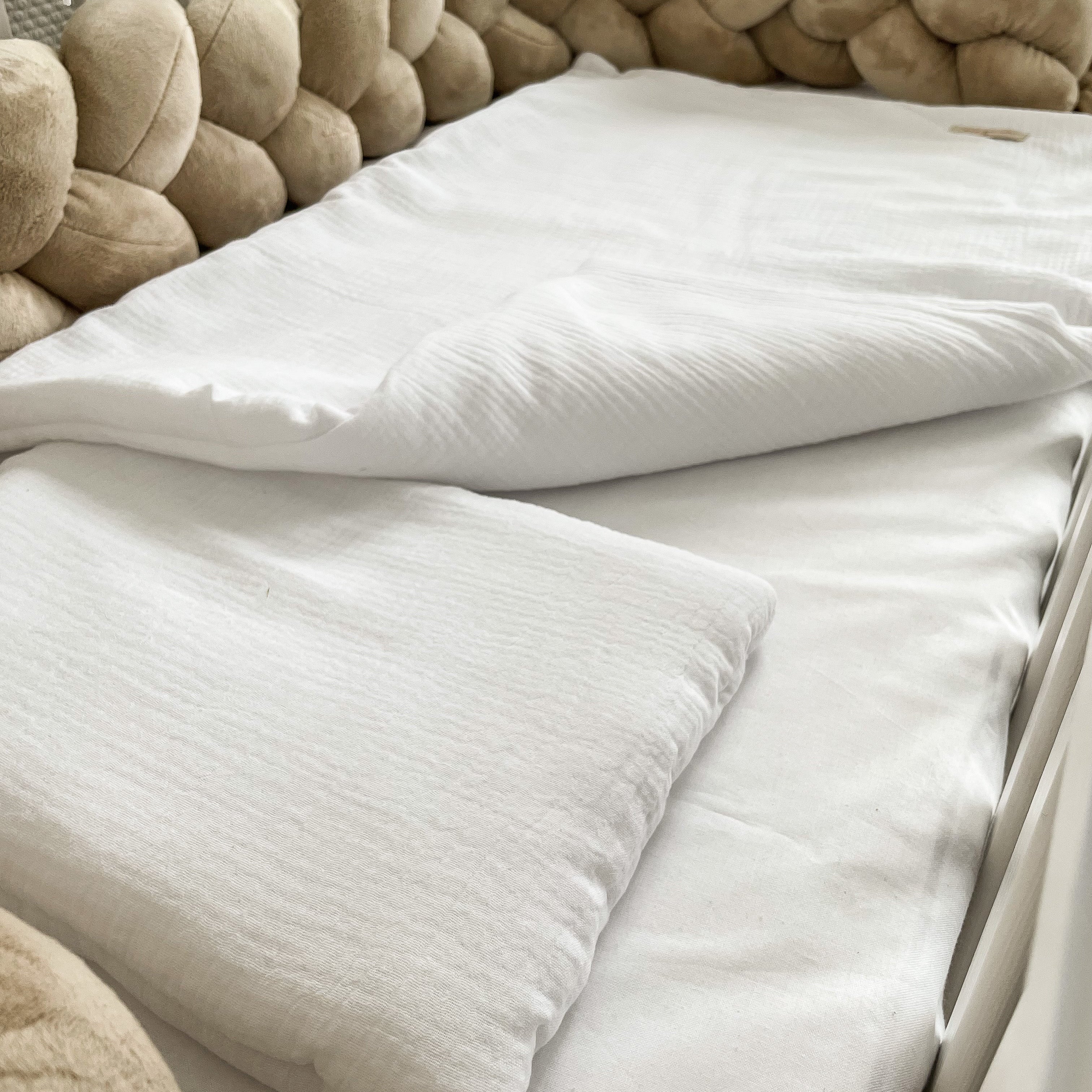 Bettwäsche gebrauchsfertig Musselin – Weich Atmungsaktiv & Perfekt - Bettwäsche