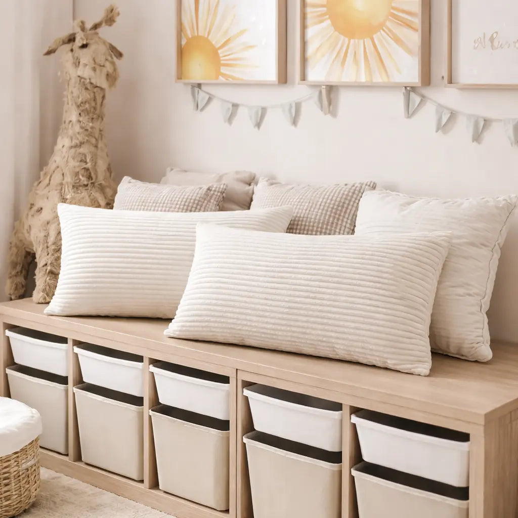 Kissenbezug Cord 40×60 cm – Bettumrandung, Deko Highlight im Kinderzimmer District for Kids