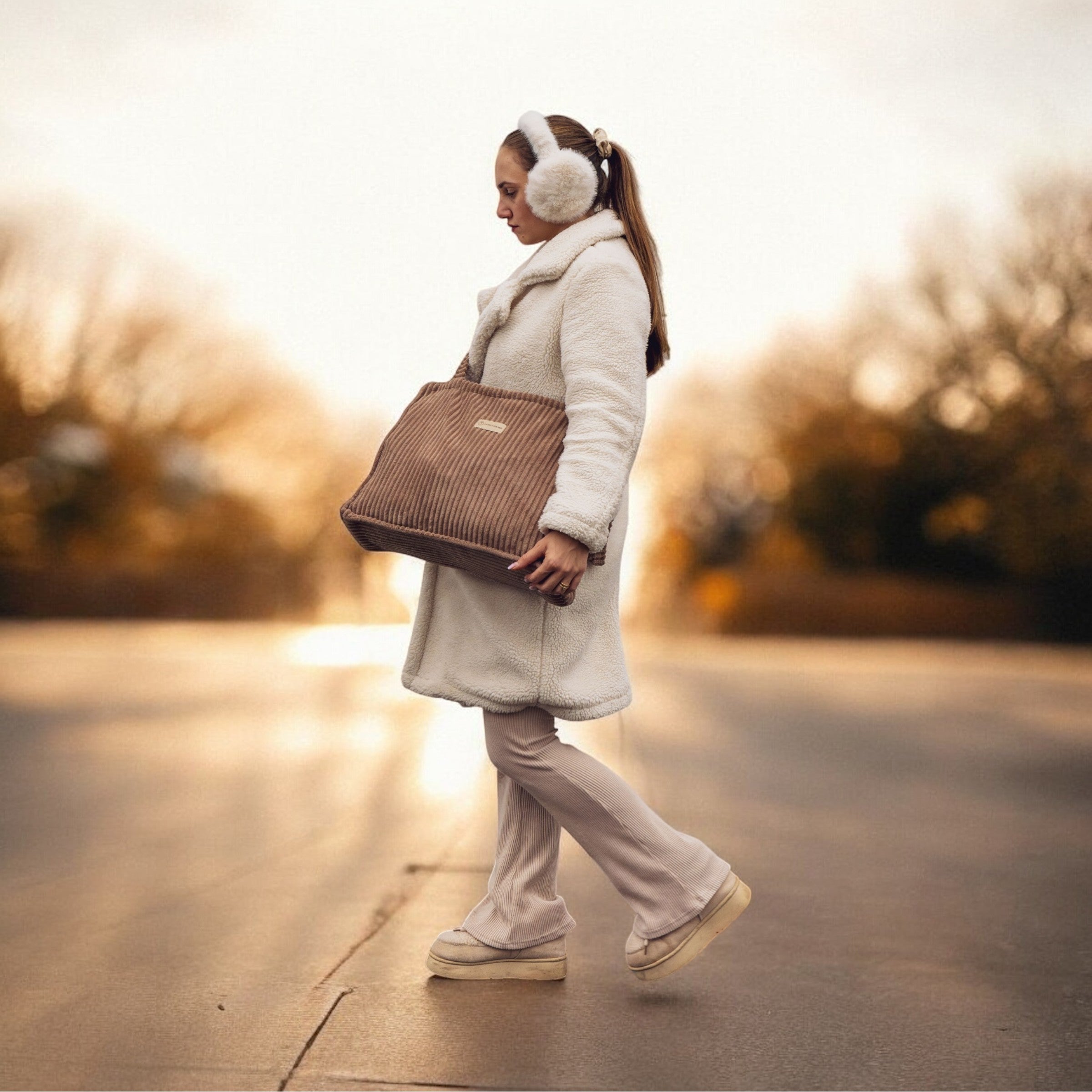 Kinderwagentasche Cube Cord | Wickeltasche - Wickeltasche