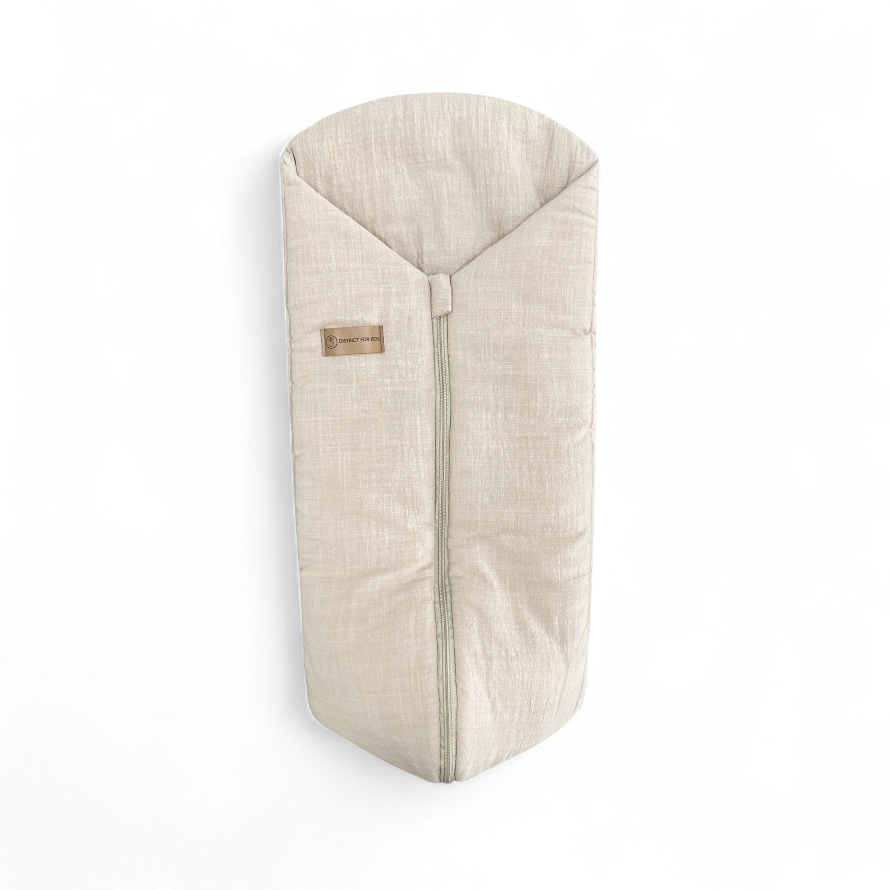 Pucksack Leinen mitwachsend - Atmungsaktiver Babyschlafsack - Pucksack