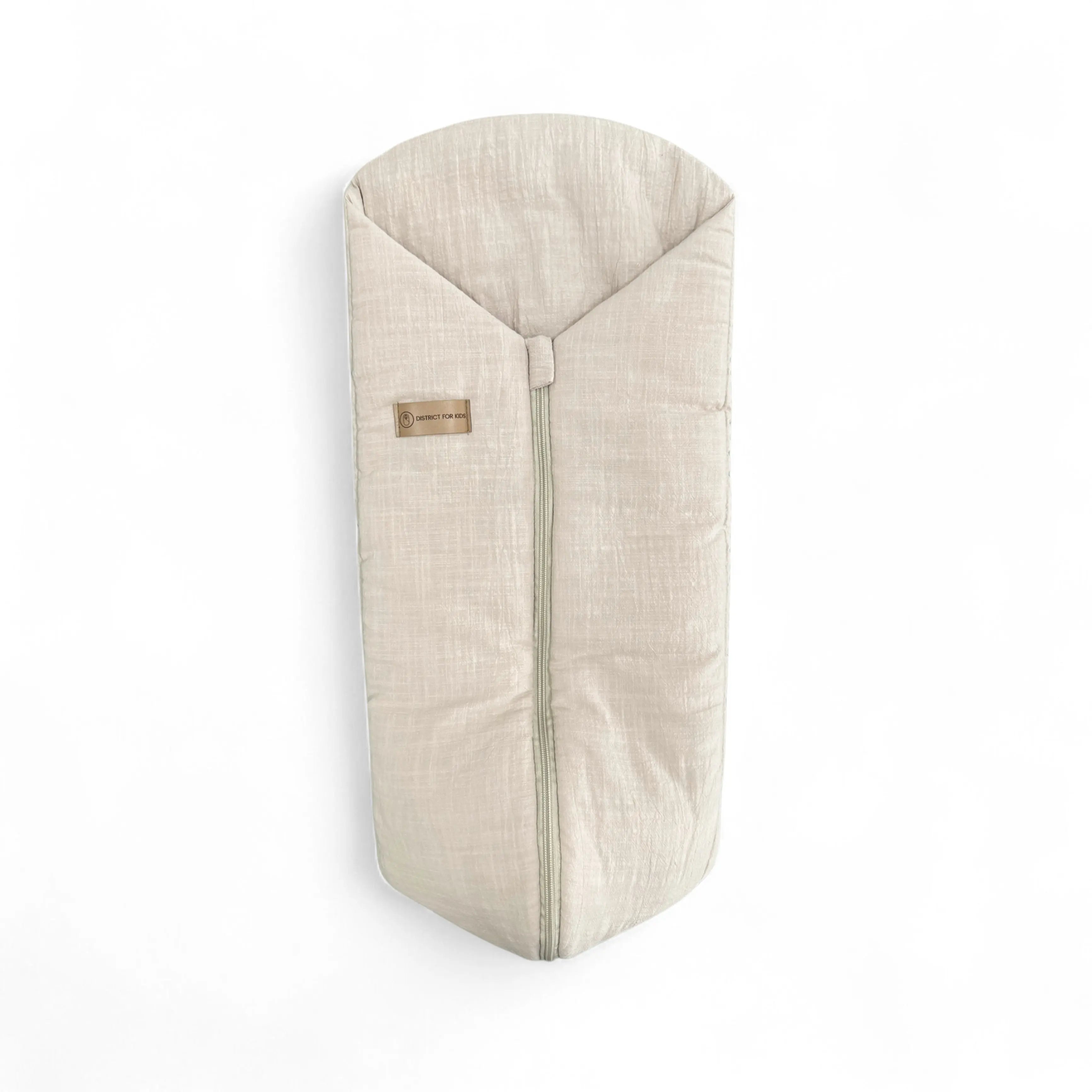 Pucksack Leinen mitwachsend - Atmungsaktiver Babyschlafsack - Pucksack