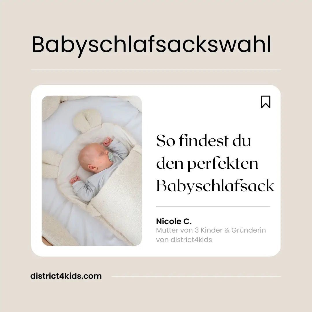 So findest du den perfekten Babyschlafsack – Größen Materialien Jahreszeiten