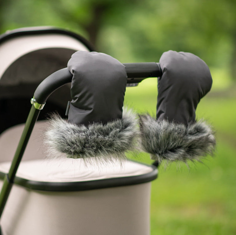 Handschuhe mit Fell für Kinderwagen – Handwärmer - Handschuhe