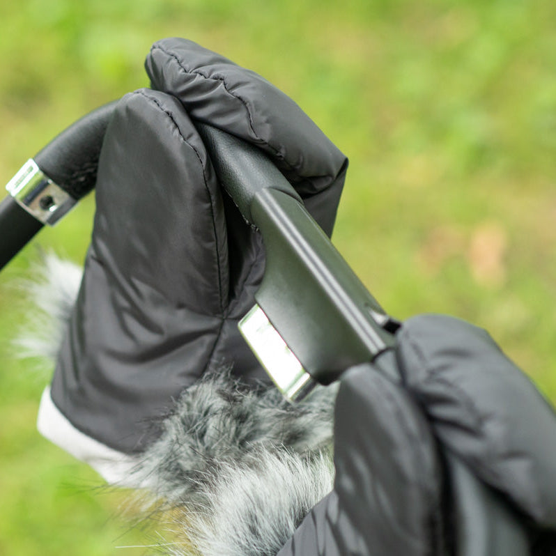 Handschuhe mit Fell für Kinderwagen – Handwärmer - Handschuhe