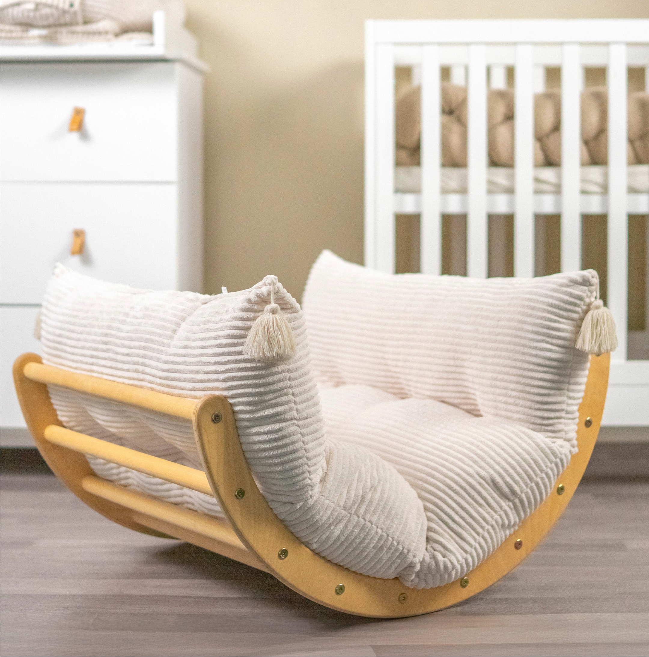 Matratze Bodenmatte Cord gesteppt für Kletterbogen Spielezimmer - Baby & Kleinkind