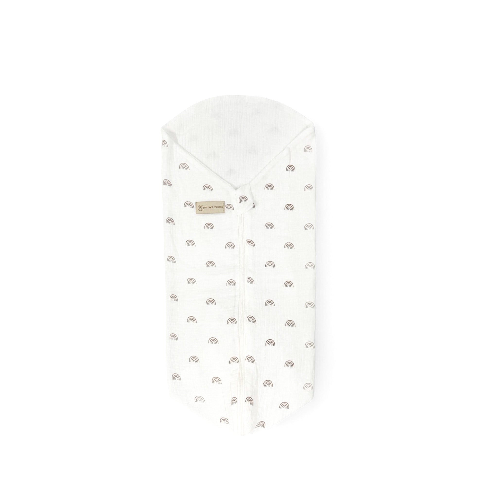 Pucksack Musselin Rainbow mitwachsend - Wärmender Ganzjahres Babyschlafsack - Rainbow / 80 cm / 0.5 TOG - Pucksack