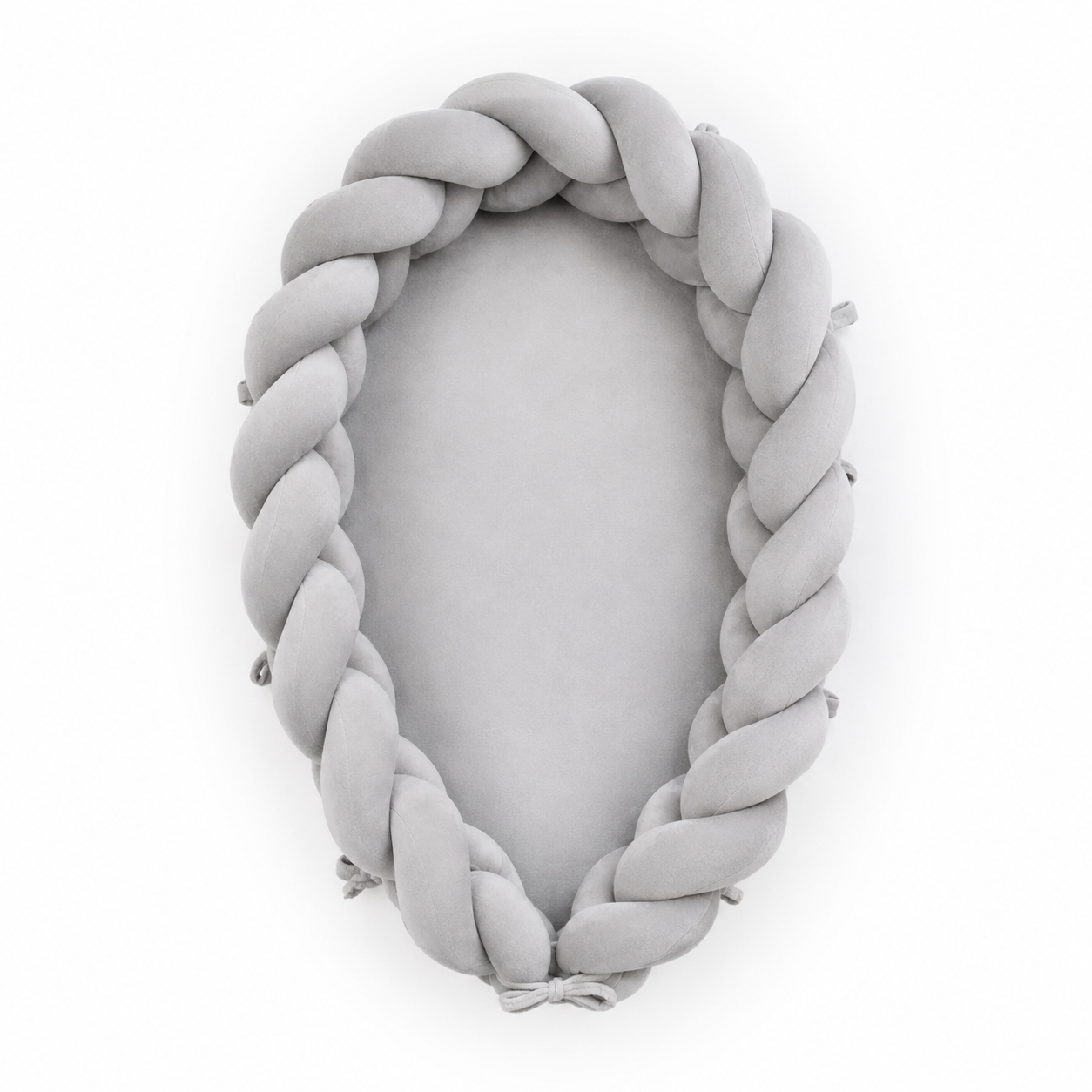 2 in1 bettschlange babynest d4k grau