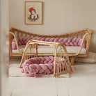 2 in1 bettschlange babynest d4k rosa