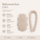 2 in 1 babynest bettschlange boucle district4kids.com 
