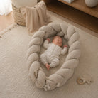 Babynest & Bettschlange 2 in 1 | Teddystoff Boucle District for Kids