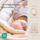 Babynest krabbeldecke 2 in1 district for kids cordc cremee