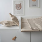 Wickelauflage Velours mit Unterlage – natürlich & kuschelig für dein Baby Wickelauflage