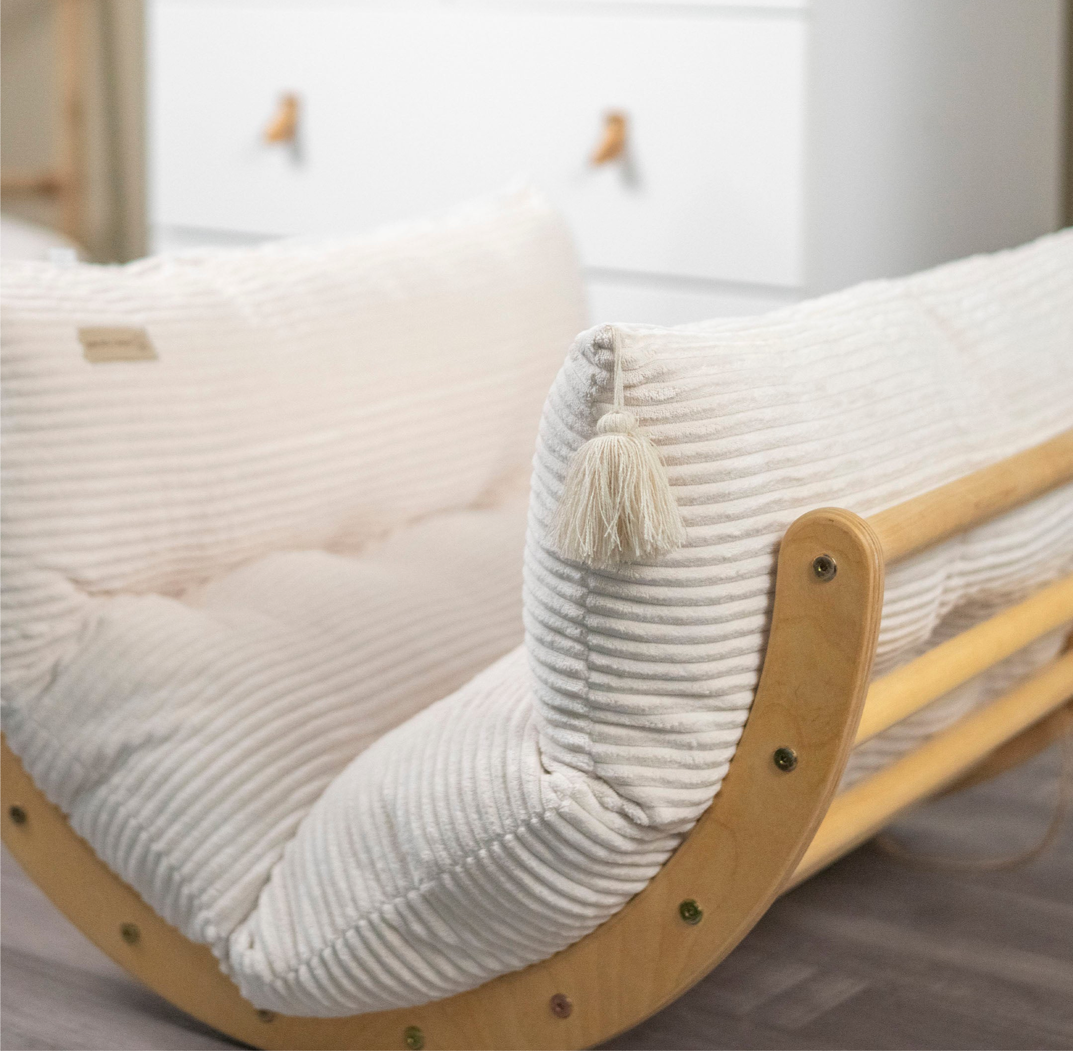 Matratze Bodenmatte Cord gesteppt für Kletterbogen Spielezimmer - Baby & Kleinkind