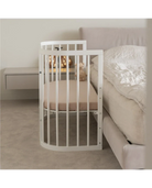 Babybett 5-in-1 – Ein Bett für viele Jahre - mitwachsend | Quadratische Form - Babybett