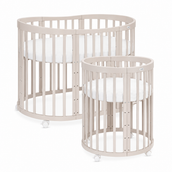 7 in 1 beige babybet oval