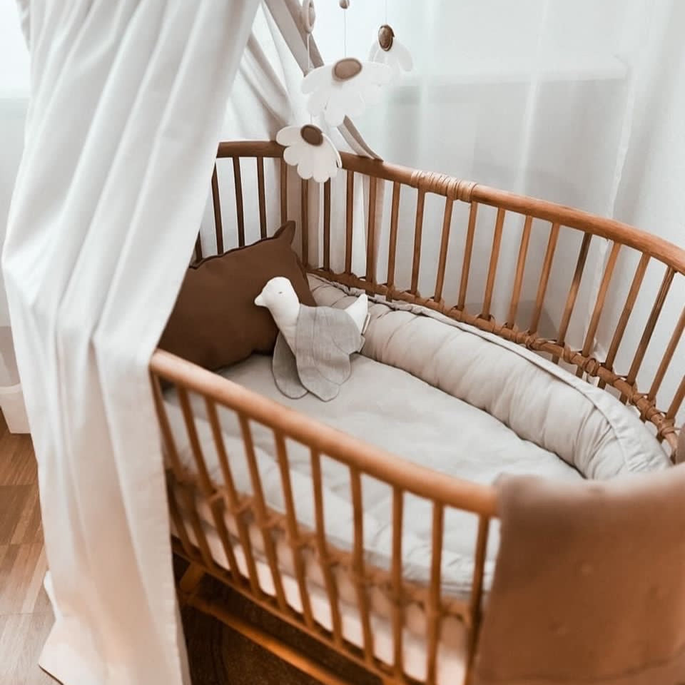 Babynestchen Baumwolle – Kuscheliger Baby-Kokon - Babynestchen