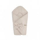 Babyhörnchen Musselin mit Schleife – Kuschelige Puckdecke & Einschlagdecke-Babyhörnchen-District for Kids-Beige-2.5 TOG-District for Kids