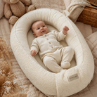 Babynest boucle creme district for kid mit baby