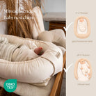 Babynest aus Baumwolle – Kuscheliger Baby-Kokon | Braun District for Kids